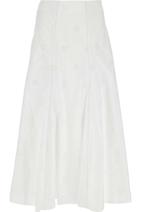 Chloé الملابس لـ السيدات Chloé Poplin Skirt