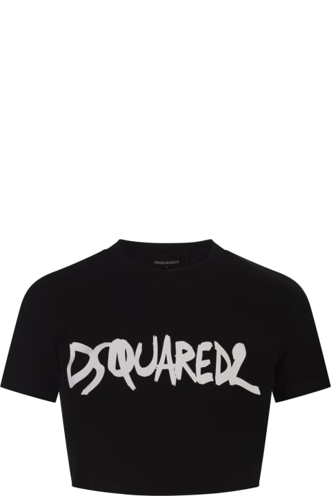 Fashion for Women Dsquared2 Dsquared2 Mini Fit T-shirt In Black