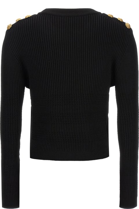 Sweaters for Women Balmain Signature Knit Jumper
