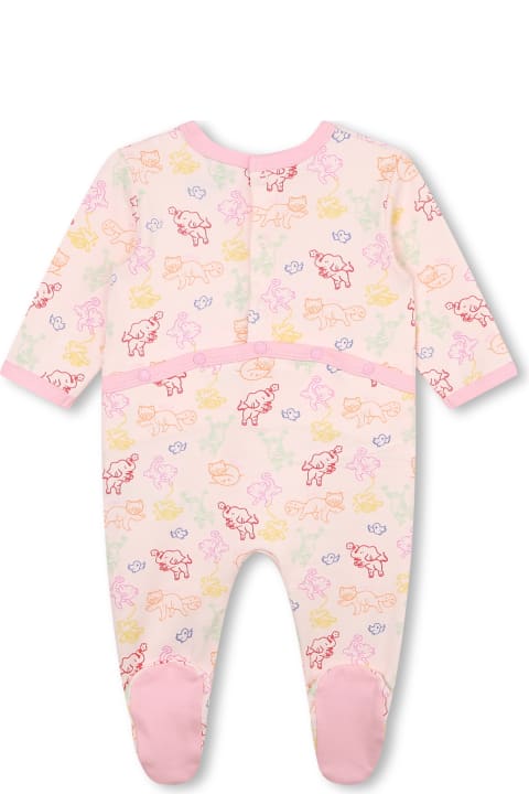 Bodysuits & Sets for Baby Girls Kenzo Kids Pajamas With Print