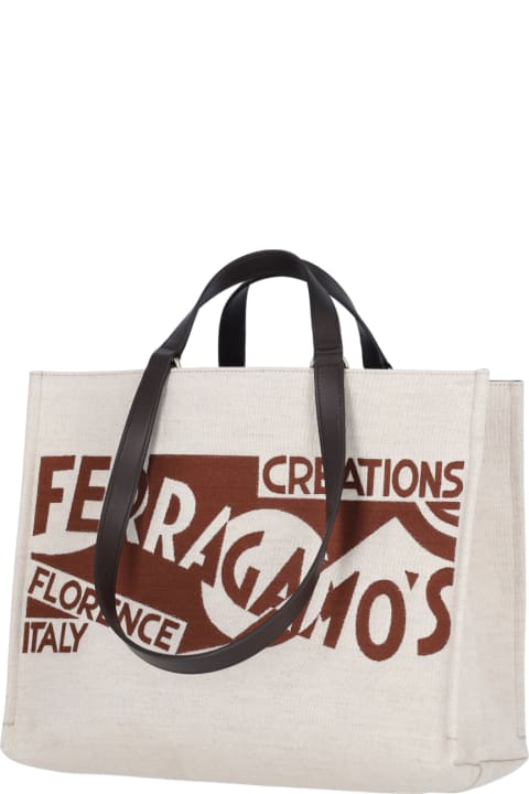Ferragamo Totes for Women Ferragamo Logo Tote Bag