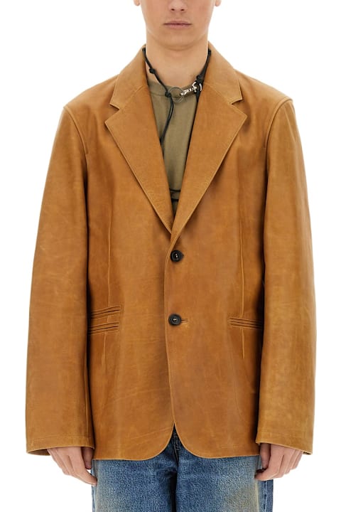 Our Legacy for Kids Our Legacy Leather Opening Blazer