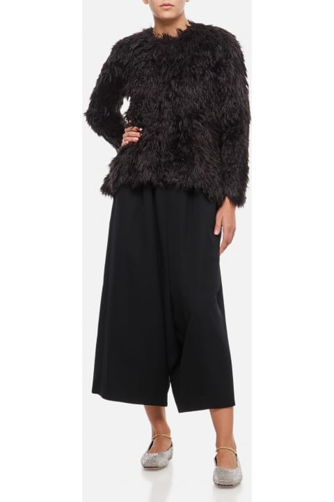 Homeware Comme des Garçons Faux Fur Long Sleeves Top
