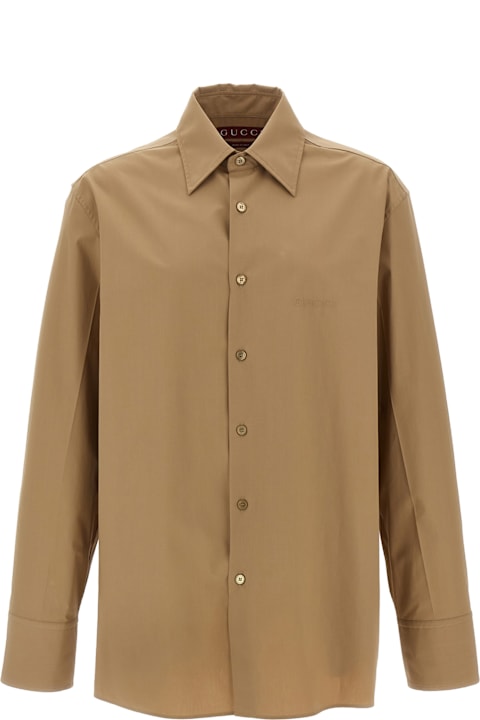 Shirts for Men Gucci Embossed Logo Shirt