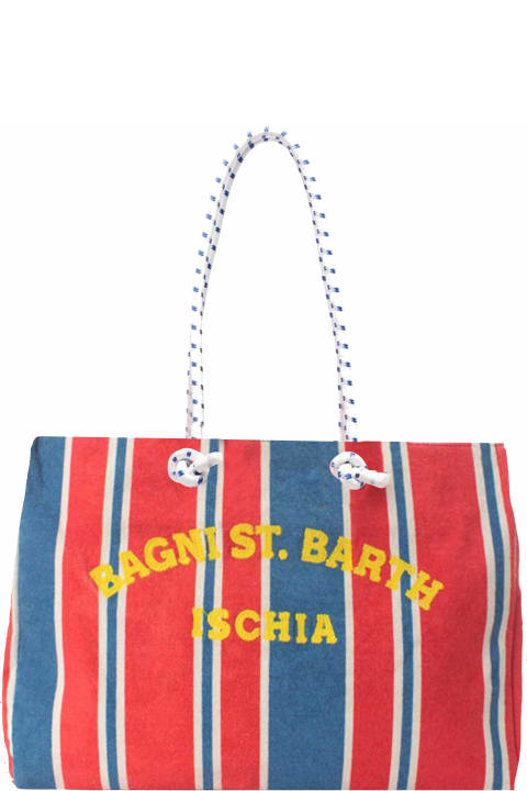 Fashion for Women MC2 Saint Barth Sponge Striped Bag With Embroidery