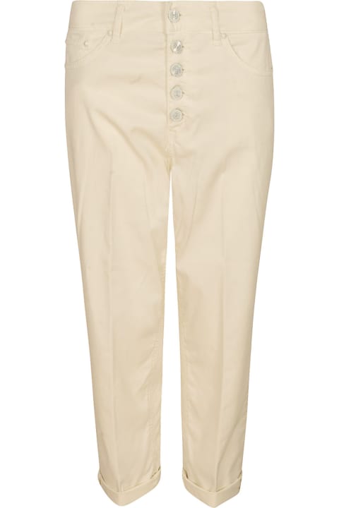 Dondup Pants & Shorts for Women Dondup Buttoned Cropped Jeans