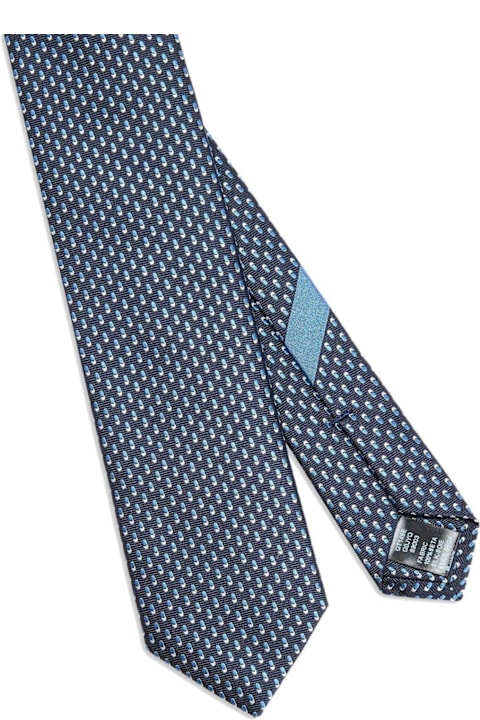 Dolce & Gabbana Ties for Men Dolce & Gabbana Micro-design Jacquard Martini Tie