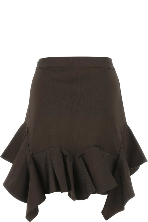 ウィメンズ新着アイテム Givenchy Brown Viscose Skirt