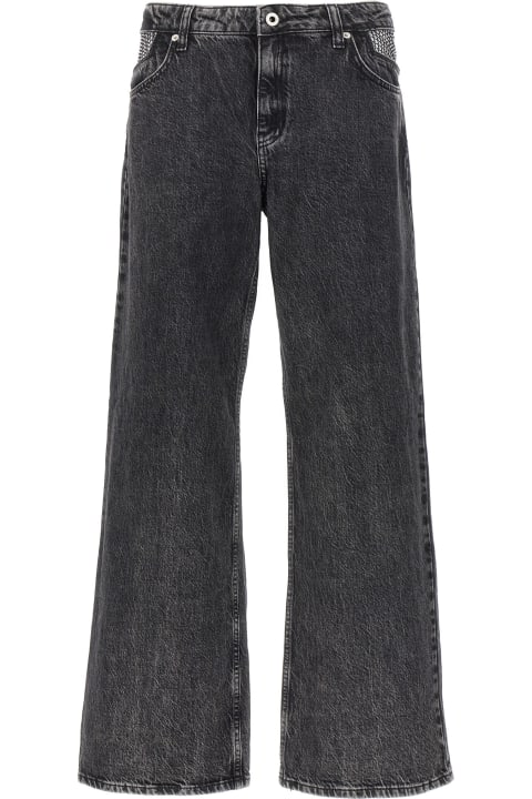 Karl Lagerfeld Jeans for Women Karl Lagerfeld Rhinestone Detail Jeans