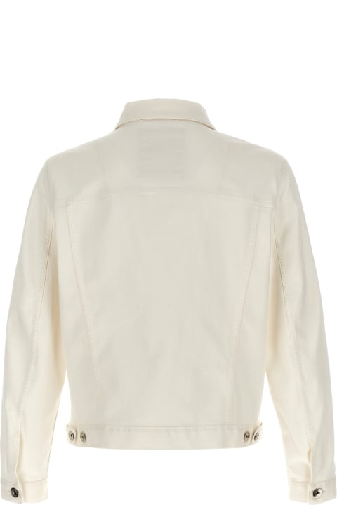 Brunello Cucinelli Clothing for Men Brunello Cucinelli Buttoned Slim-fit Denim Jacket