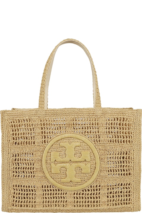 Tory Burch Totes for Women Tory Burch Ella Hand-crocheted Large Tote