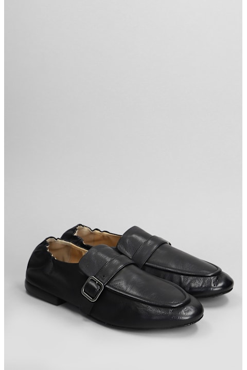 Marsell Shoes for Men Marsell Mandolo Loafers In Black Leather
