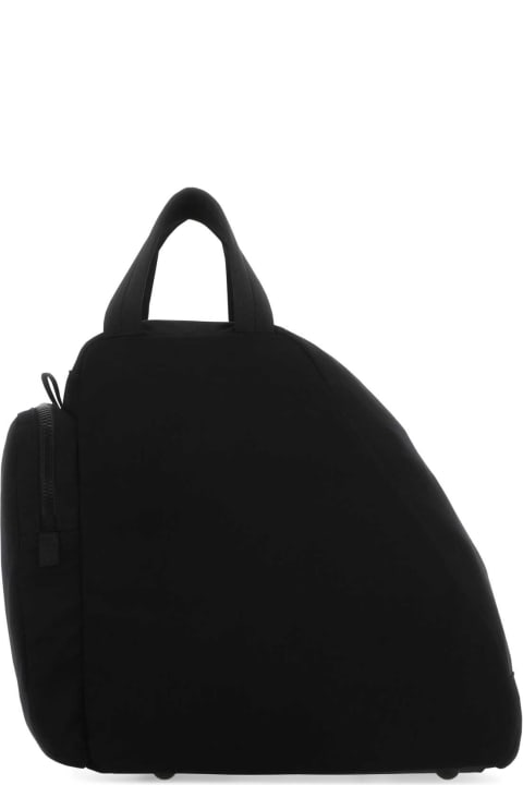 Luggage for Men Prada Black Canvas Travel Bag