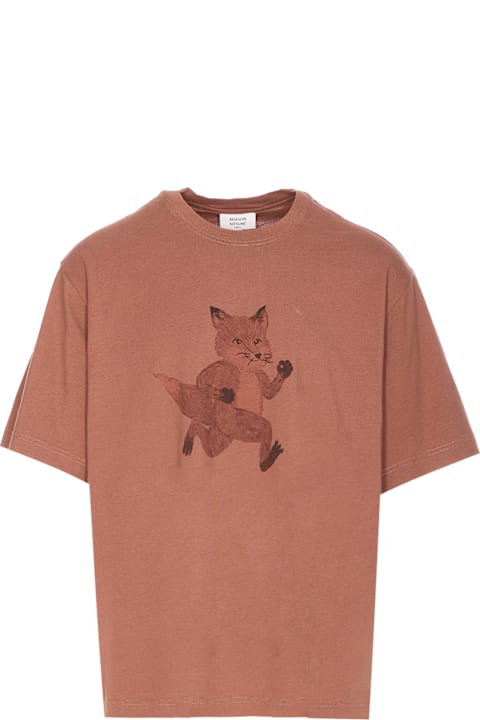 Homeware Maison Kitsuné Speedy Fox Print T-shirt
