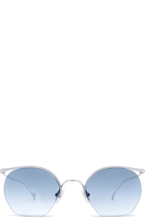 Eyepetizer Eyewear for Men Eyepetizer Tiberio Matt Silver Sunglasses