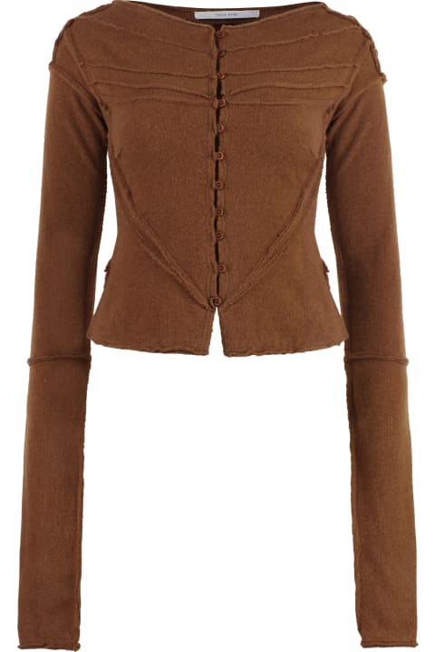 Talia Byre Clothing for Women Talia Byre Wool And Cashmere Cardigan