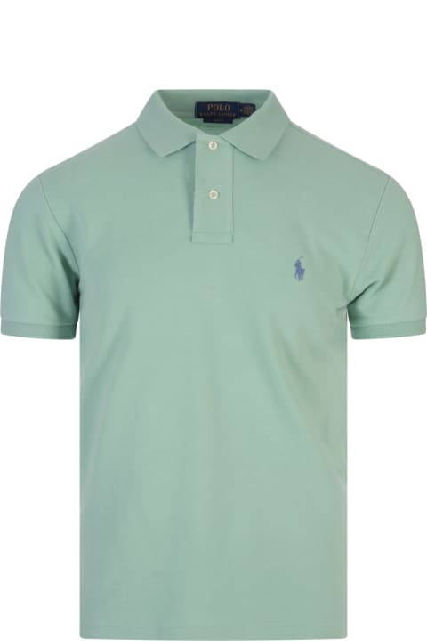 Ralph Lauren for Men Ralph Lauren Slim-fit Polo Shirt In Celadon Piqué