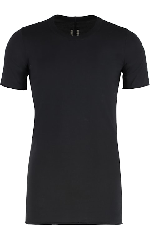 Rick Owens ملابس علوية لـ القسم الرجالي Rick Owens Cotton Crew-neck T-shirt