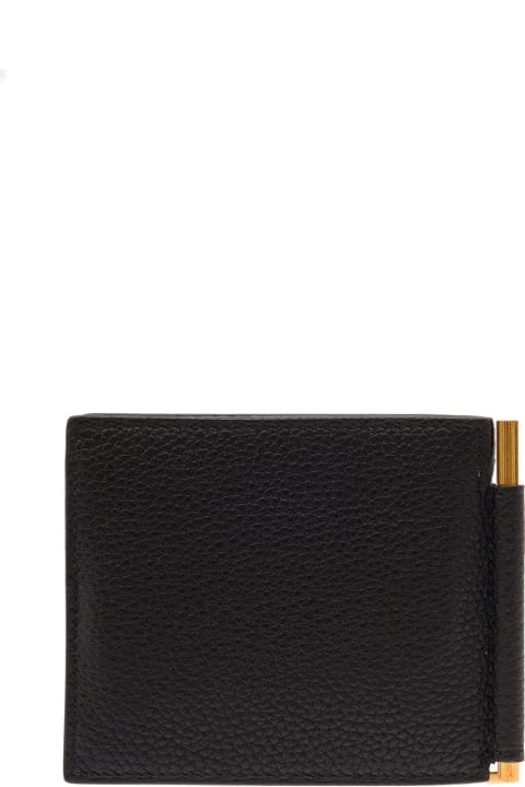 أدوات منزلية Tom Ford Tom Ford Mens Black Leather Wallet