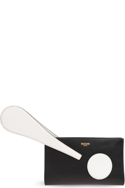 Clutches for Women Moschino Exclamation Mark Clutch Bag