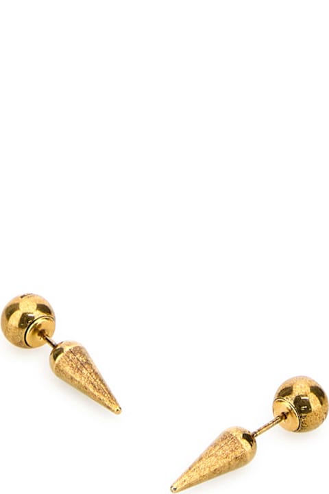 Homeware Jil Sander Gold Metal Earrings