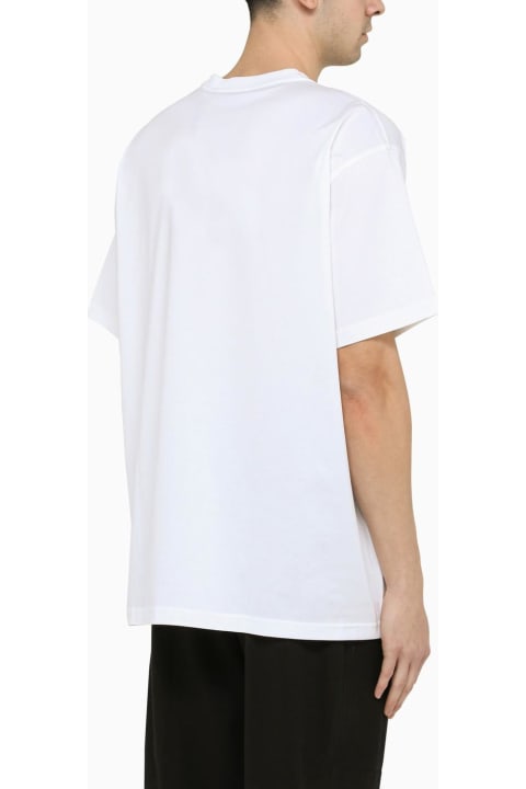 メンズ トップス Burberry White Oversize T-shirt With Logo