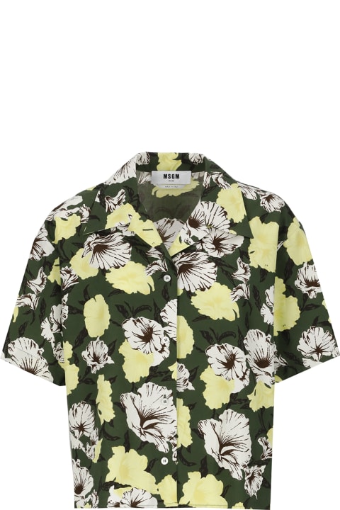 Fashion for Women MSGM Floral Shirt