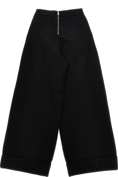 Fashion for Girls Balmain Lurex Pinstriped Pants