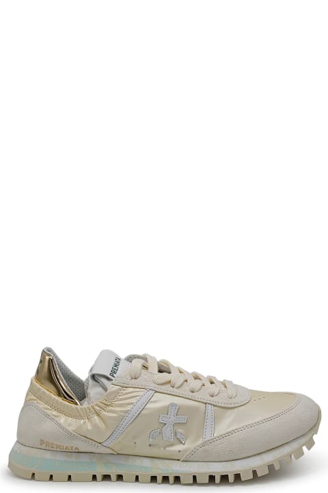 Premiata Laced Shoes for Women Premiata Seand Panelled Sneakers