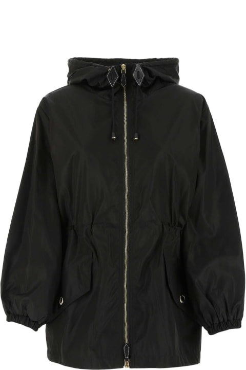 Clothing for Women Burberry Black Nylon Jacket