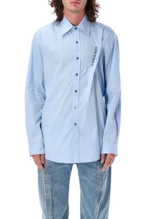 Pinced Logo Shirt