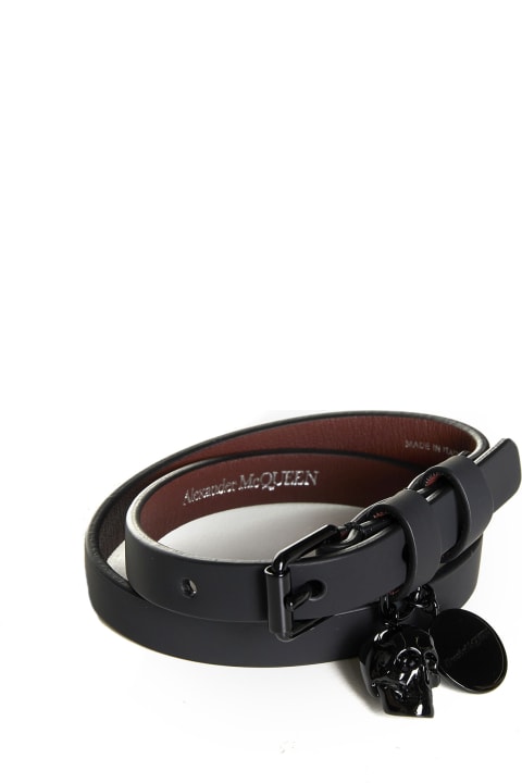 Alexander McQueen Jewelry for Men Alexander McQueen Skull Double-wrap Bracelet