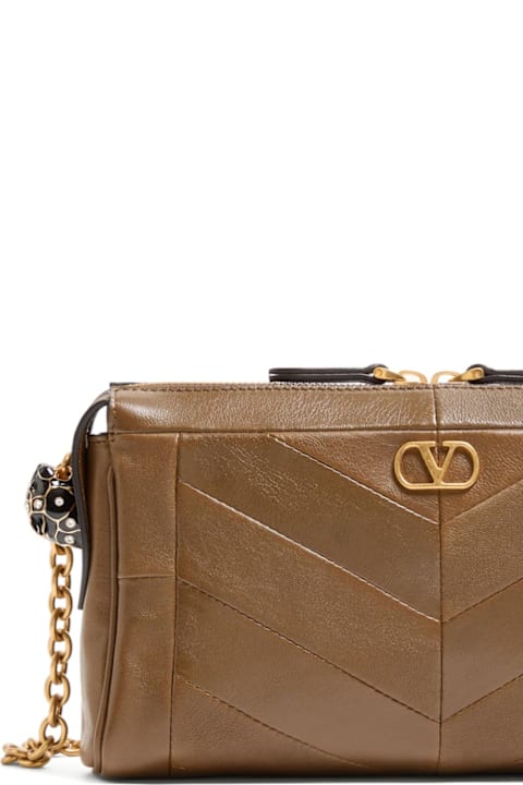 أدوات منزلية Valentino Garavani Panthea Small Leather Shoulder Bag