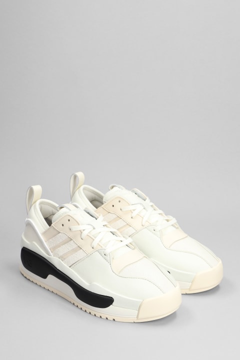 Y-3 Sneakers for Men Y-3 Rivalry Sneakers In White Leather