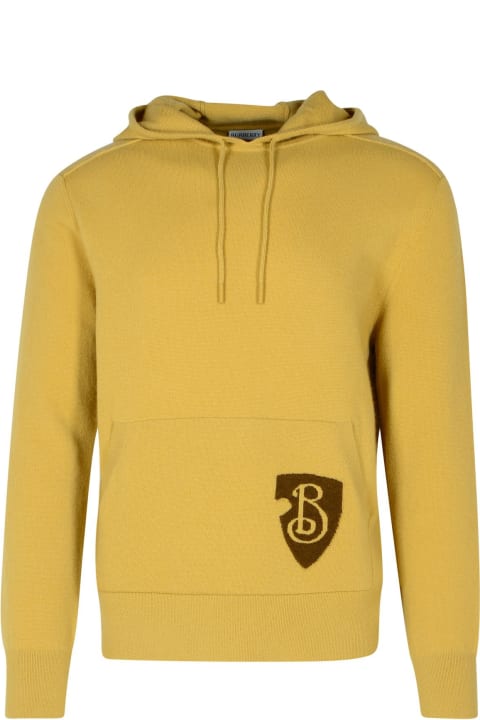 Burberry Fleeces & Tracksuits for Men Burberry Beige Wool Blend Sweatshirt