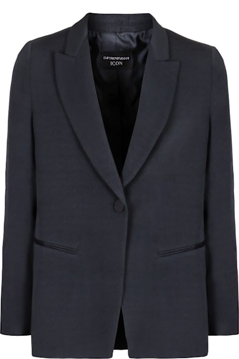 Homeware Emporio Armani Single-breasted One Button Jacket