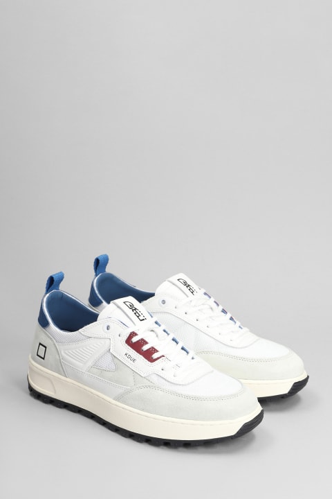 D.A.T.E. Sneakers for Women D.A.T.E. Kdue Sneakers In White Leather And Fabric