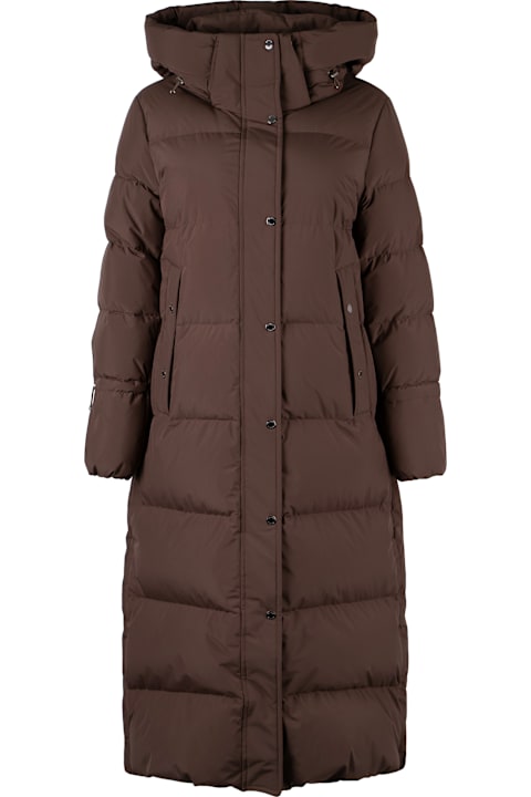 Homeware Moorer Breuil Long Hooded Down Jacket