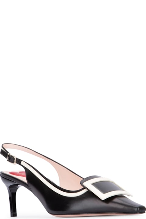 Roger Vivier for Women Roger Vivier New Canard Buckle Sling Back 55