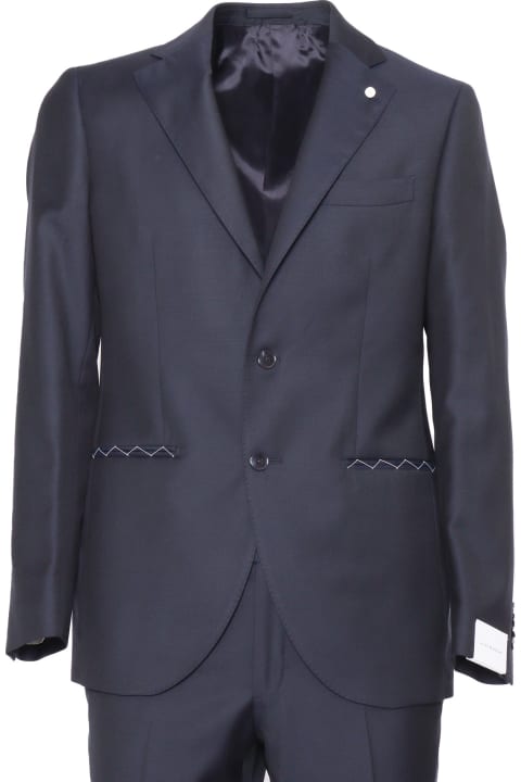 Suits for Men Luigi Bianchi Mantova Single-breasted Suit