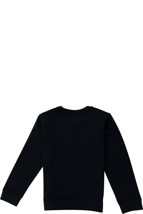 Emporio Armani Sweaters & Sweatshirts for Boys Emporio Armani Emporio Armani Kids Boy's Blue Cotton Sweatshirt With Logo Print