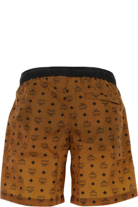 MCM for Men MCM Printed Polyester Swimming Shorts