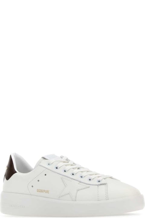 Golden Goose for Men Golden Goose White Leather Pure New Sneakers
