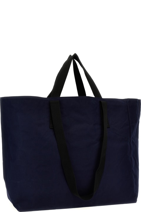 Totes for Men Barbour X Maison Kitsun Eversible Shopping Bag