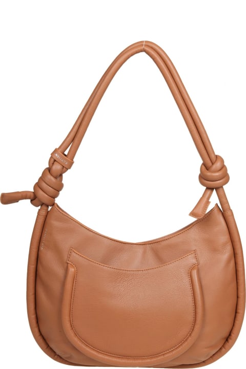 Bags for Women Zanellato Demi' Piuma Knot S Bag In Leather Color
