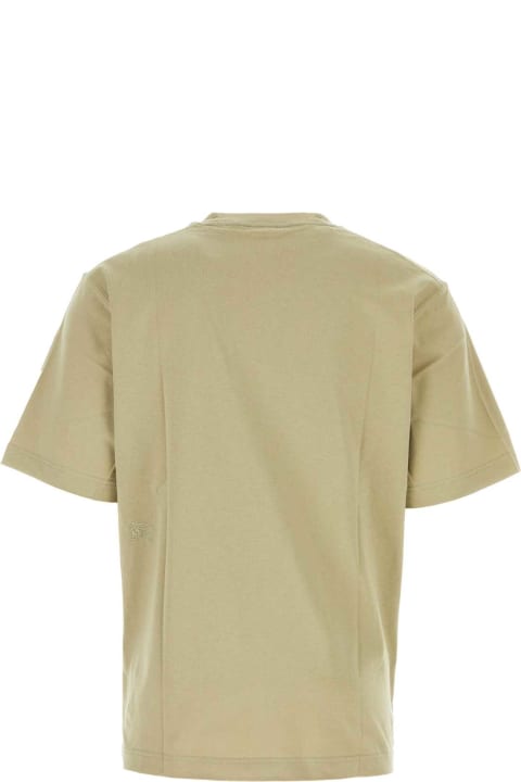 Burberry Topwear for Men Burberry Cappuccino Cotton Oversize T-shirt
