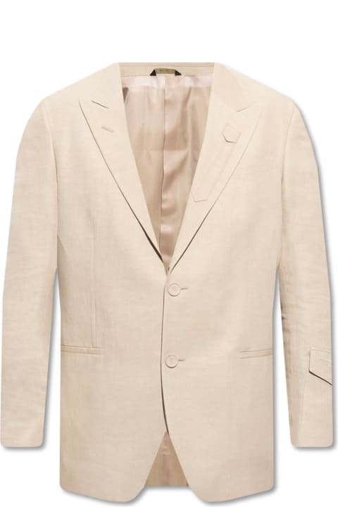 Fendi Coats & Jackets for Men Fendi Cotton And Linen Blazer