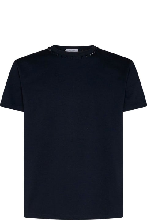 Valentino Clothing for Men Valentino Untitled Studded Short-sleeved T-shirt