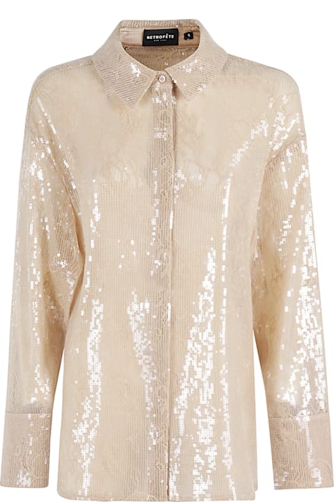 retrofete Topwear for Women retrofete Ariana Sequin Shirt