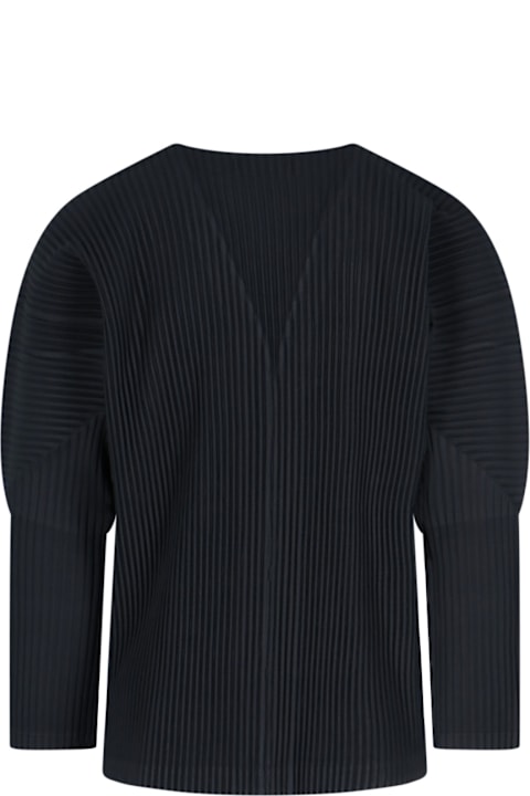 Homme Plissé Issey Miyake for Men Homme Plissé Issey Miyake Pleated Cardigan